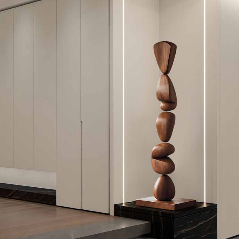 France-Modern Luxury Wooden Statue