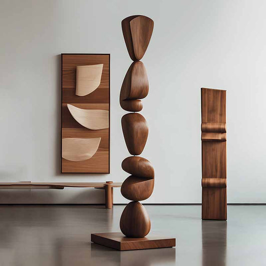 France-Modern Luxury Wooden Statue